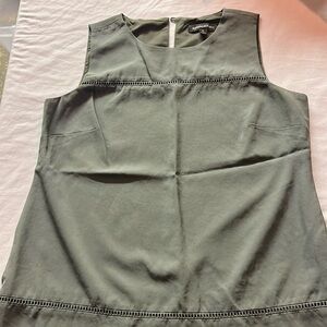 BANANA REP army green top sleeves size S